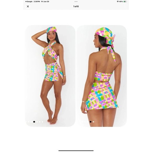 Show Me Your MuMu Other - Show Me Your MuMu Shores Swim Coverup Skirt Sz 1X